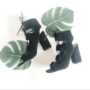 *SOLD* Urban  Outfitters Faux Suede Heels